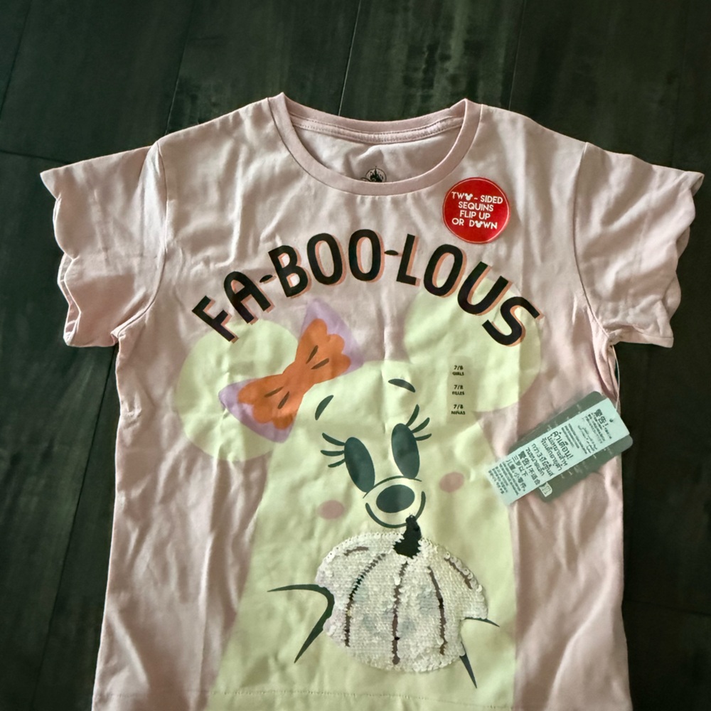 Disney Fa-Boo-Lous Minnie Mouse Cutie Ghost T-Shirt